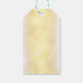 Waterverf Geboorte Kerstbijbel Verse Cadeaulabel (Achterkant)