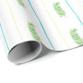 Waterverf Geboorte Kerstmiskraam Greenery Cadeaupapier (Rol Hoek)