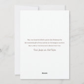 Waterverf Geboorte Scène Religieuze Kerstmis Feestdagenkaart (Achterkant)