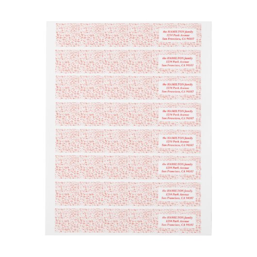 waterverf geborsteld omslagetiket (Vel)