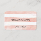 Waterverf geborsteld visitekaartje (Voorkant)