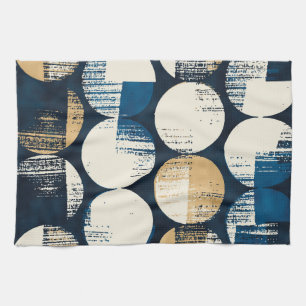 Waterverf gebroken Stippen, geverfd effect. Theedoek