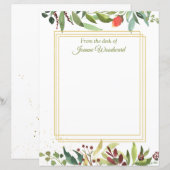 Waterverf Gecombineerd papierblad voor de tuinbouw (Voorkant / Achterkant)