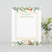 Waterverf Gecombineerd papierblad voor de tuinbouw (Staand voorkant)