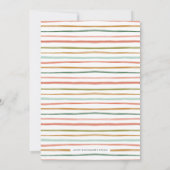 Waterverf geeft kerstcadeautjes kaart (Achterkant)