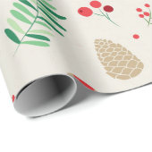 Waterverf geeft kerstcadeautjes voor ompakken cadeaupapier (Rol Hoek)