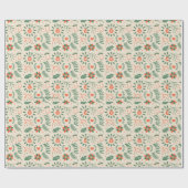 Waterverf geeft kerstcadeautjes voor ompakken cadeaupapier (Vlak)