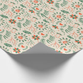 Waterverf geeft kerstcadeautjes voor ompakken cadeaupapier (Hoek)