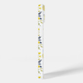 Waterverf Geel Floral Patroon Case-Mate iPhone Case (Achterkant / Rechts)