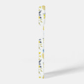 Waterverf Geel Floral Patroon iPhone Hoesje (Rechterkant)