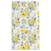 Waterverf Geel Floral Patroon Klein Cadeauzakje (Achterkant)