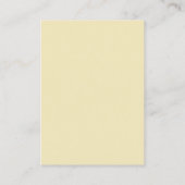 Waterverf Geel gouden glitter jewlery display Visitekaartje (Achterkant)