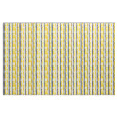 Waterverf Geel Grijs Wit Gestreept Stof (Yard (91,4 cm))
