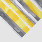 Waterverf Geel Grijs Wit Gestreept Tissuepapier (Detail)
