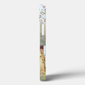 Waterverf geel huis bloembakken tuin zoet Case-Mate iPhone case (Achterkant / Links)