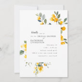 Waterverf Geel Vrijgezellenfeest Kaart (Voorkant)