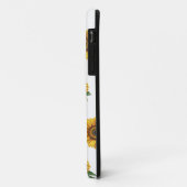 Waterverf Geel Zonnebloem Monogram Moeder Case-Mate iPhone Case (Achterkant/links)