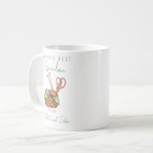 Waterverf gehaakte wereld's beste oma Custom Koffiemok (Voorkant links)