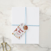 Waterverf Gehaktbal Italiaans Baby shower gunsten Cadeaulabel (Met Touw)