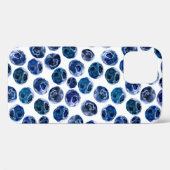 Waterverf geïllustreerd blauwbes-setpatroon Case-Mate iPhone case (Achterkant (horizontaal))