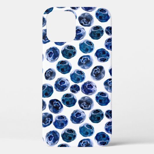 Waterverf geïllustreerd blauwbes-setpatroon Case-Mate iPhone case (Achterkant)