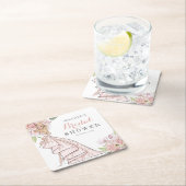 Waterverf geïllustreerd brideVrijgezellenfeest Kartonnen Onderzetters (Insitu)