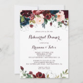 Waterverf geïllustreerd Herfst repetitief diner Kaart (Voorkant)