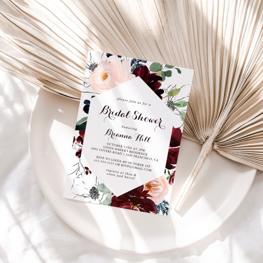 Waterverf geïllustreerd kalligrafie Vrijgezellenfe Kaart