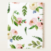 Waterverf geïllustreerd strand bruiloft planner (Achterkant)