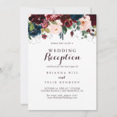 Waterverf geïllustreerd terugtrekken van het huwel kaart (Voorkant)