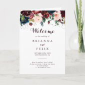 Waterverf Geïllustreerde Herfst Bloemen Gevouwen B Programma (Voorkant)