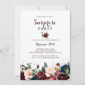 Waterverf Geïllustreerde Herfst Bloemen Verrassing Kaart (Voorkant)