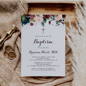 Waterverf Geïllustreerde Herfst Kalligrafie Doop Kaart