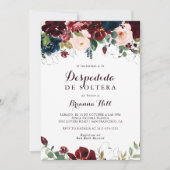 Waterverf Geïllustreerde Herfst Spaans Vrijgezelle Kaart (Voorkant)