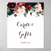 Waterverf geïllustreerde Kaarten van de Herfst en  Poster (Voorkant)