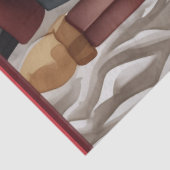 Waterverf geïllustreerde kerst notenkraker tissuepapier (Detail)