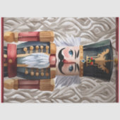 Waterverf geïllustreerde kerst notenkraker tissuepapier (Voorkant)