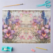 Waterverf Geïnspireerd Bloemen Decoupage Tissuepapier (Craft)