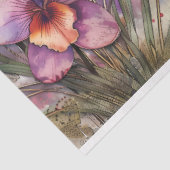 Waterverf Geïnspireerd Bloemen Decoupage Tissuepapier (Detail)