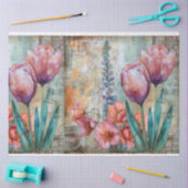 Waterverf Geïnspireerd Bloemen Decoupage Tissuepapier (Craft)