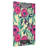 Waterverf geïnspireerd roze + groene botanische fl klembord (Rechts)