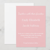 Waterverf geïnspireerde bruiloft - Blauwgroen spar Save The Date (Voorkant / Achterkant)