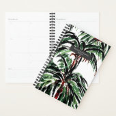 Waterverf geïnspireerde palmbomen planner (Display)