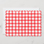 Waterverf Geit Baby shower Boerderij Invitation Kaart (Achterkant)