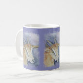 Waterverf Geitten/Kind Koffiemok (Voorkant links)