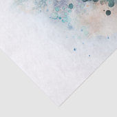 Waterverf gekalkte vis tissuepapier (Detail)