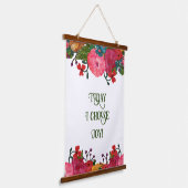 Waterverf gekleurde ventilatorgrenzen mooi hangend wandkleed (Gebogen)