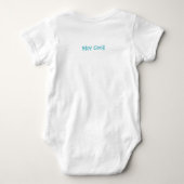 Waterverf gelato baby onsie romper (Achterkant)