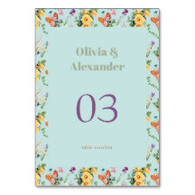 Waterverf Gele Bloemen & Bloemmotief Ontwerp