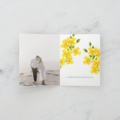 Waterverf Gele Bloementuin met Fotobruiloft (Binnen)